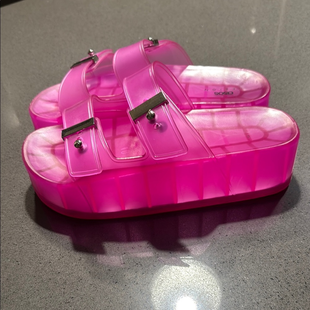 Pink Platform Sandals